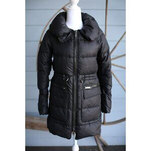 LNWOT Burberry Quilted Down Puffer Jacket Hooded Black SZ XS $1,250